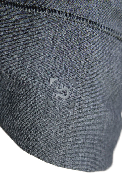 Lululemon Mens Short Sleeves Pullover V Neck Tee Shirt Grey Size Large