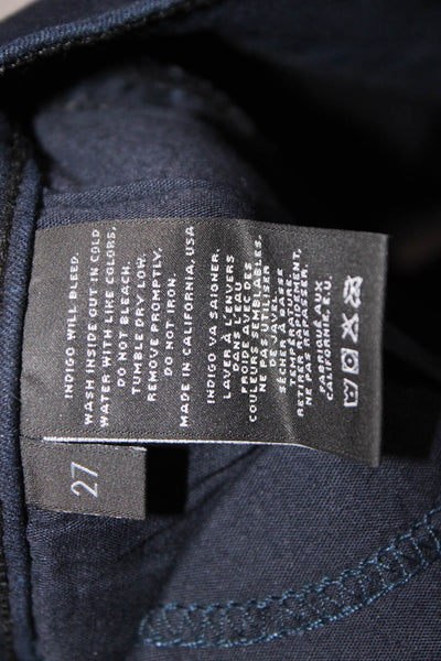 J Brand Womens Ankle Cropped Dark Blue Jeans Size 27