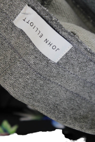 John Elliott Womens Cotton Drawstring Tied Jogger Pants Gray Size 2