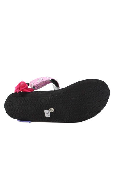 Arizona Love Womens Paisley Platform Sandals Pink Size 8