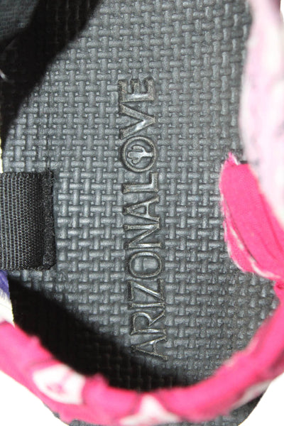 Arizona Love Womens Paisley Platform Sandals Pink Size 8