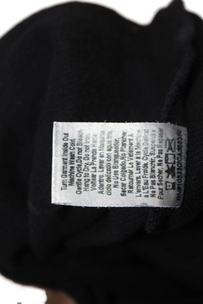 Current/Elliott Womens Crew Neck Knit Boxy Tank Top Black Cotton Size 1