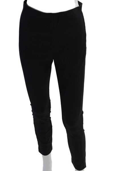 Theory Womens Solid Flat Front Skinny Pants Navy Size 4