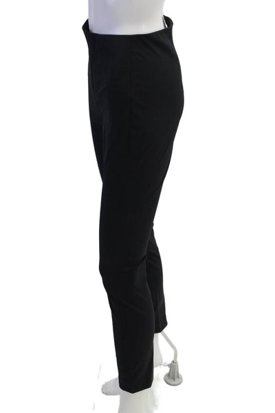 Theory Womens Solid Flat Front Skinny Pants Navy Size 4