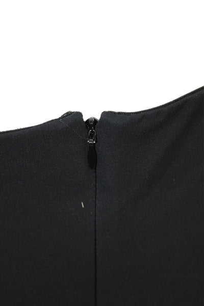 Theory Womens Solid Flat Front Skinny Pants Navy Size 4