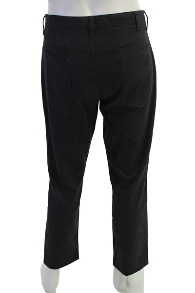 Vince Mens Five Pocket Button Closure Slim Fit Pants Gray Size 34