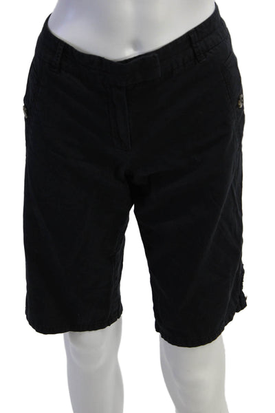 Theory Womens Bermuda Shorts Blue Size 6