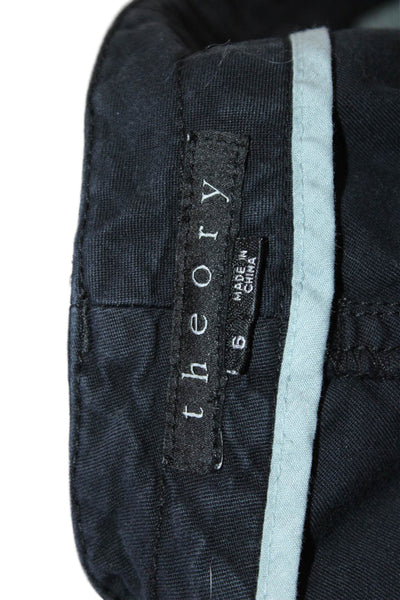 Theory Womens Bermuda Shorts Blue Size 6