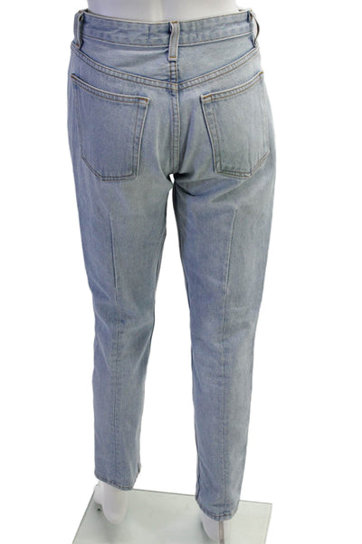 Reformation, Women Mom Tapered Mid Rise Light Blue Jeans Size 26