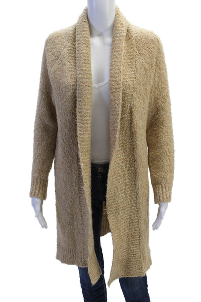 Anthropologie Womens Cardigan Sweater Beige Size XS