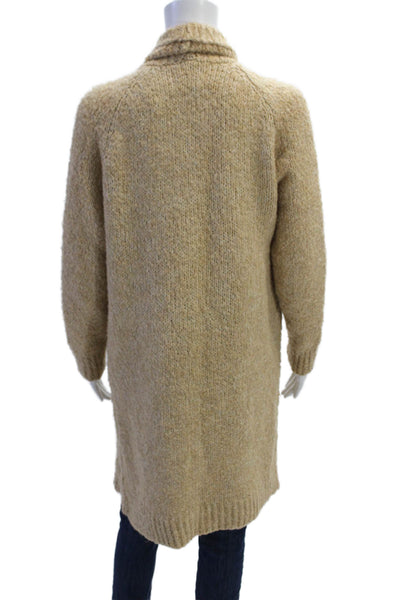 Anthropologie Womens Cardigan Sweater Beige Size XS