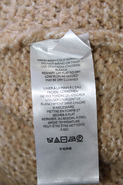 Anthropologie Womens Cardigan Sweater Beige Size XS