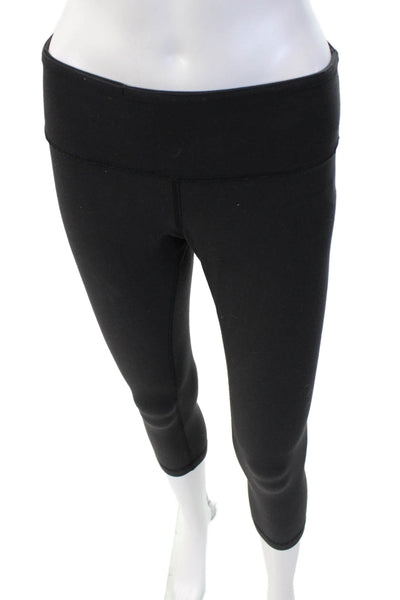 Lululemon Womens Cropped Leggings Black Size 6