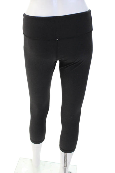 Lululemon Womens Cropped Leggings Black Size 6