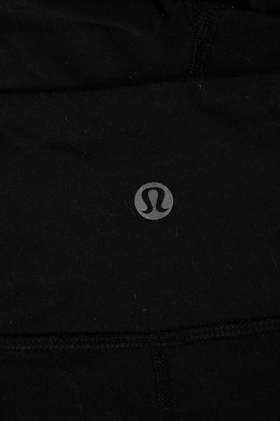 Lululemon Womens Cropped Leggings Black Size 6