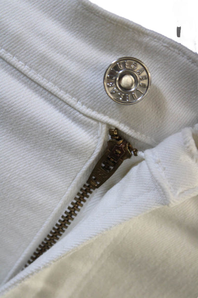 Agolde Womens White Ankle Skinny Jeans Size 27