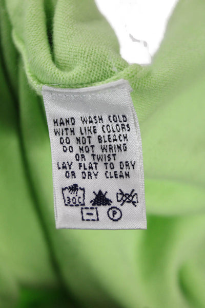 Lily Pulitzer Womens Cotton Knitted Buttoned Cardigan Lime Green Size M