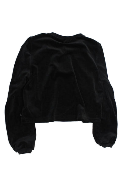 IKKS Girls Pullover Casual Shirt Black Size 12