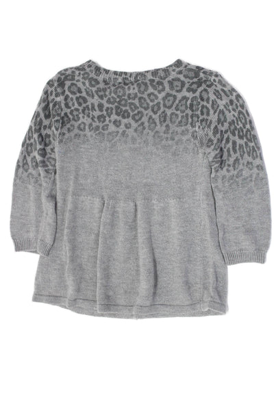 Splendid Baby Animal Print Sweater Gray Size 12-18M