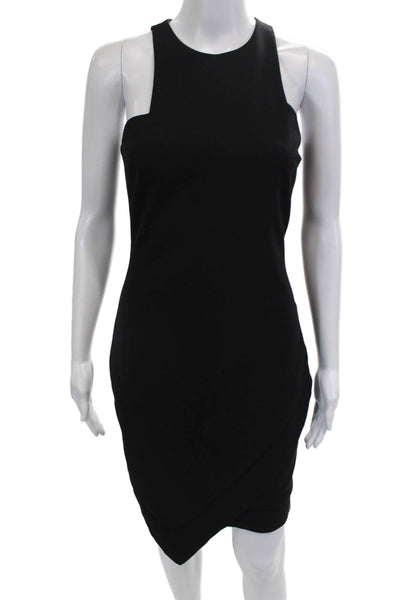 Elizabeth & James Women Black Bodycon Sheath Dress Sleeveless Size 4