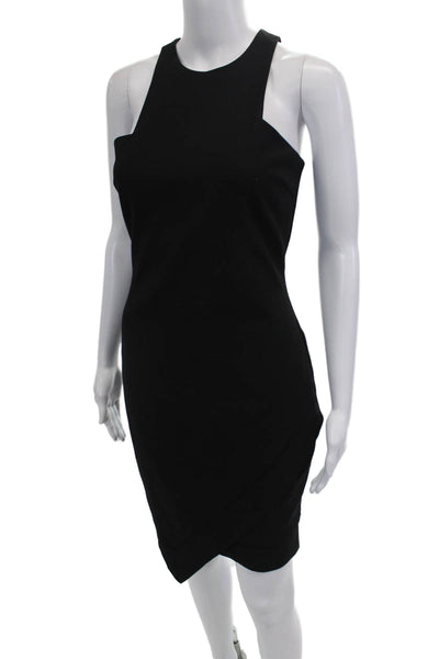 Elizabeth & James Women Black Bodycon Sheath Dress Sleeveless Size 4