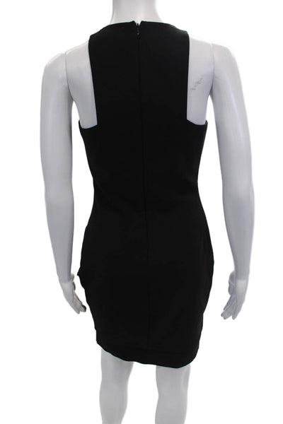 Elizabeth & James Women Black Bodycon Sheath Dress Sleeveless Size 4