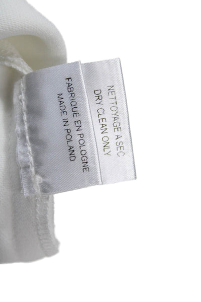 Barbara Bui Womens Bootcut Pants White Size 40