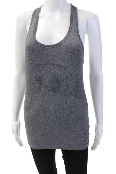 Lululemon Womens Racer Back Stretch Pullover Tank Top Grey Size 6