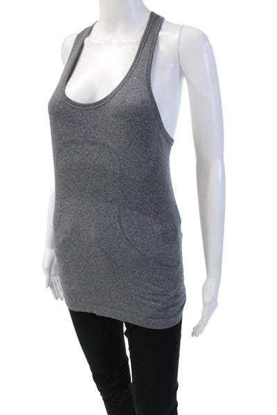 Lululemon Womens Racer Back Stretch Pullover Tank Top Grey Size 6