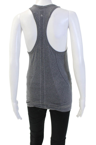 Lululemon Womens Racer Back Stretch Pullover Tank Top Grey Size 6