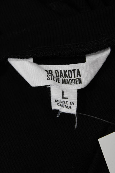 BB Dakota, Womens, Bodycon Tank Dress, Black, Sleeveless, Size L