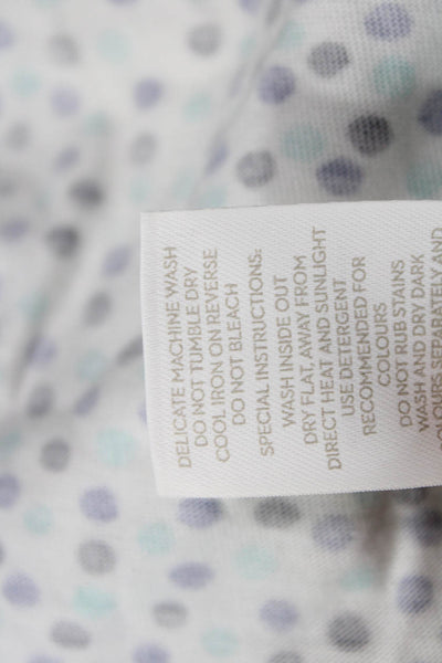 Boden Women Fit & Flare Sundress Blue Polka Dot Size 6P