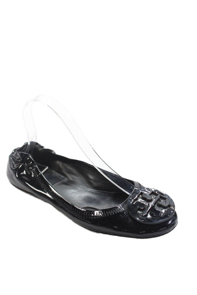 Tory Burch Womens Ballet Flats Black Size 8.5