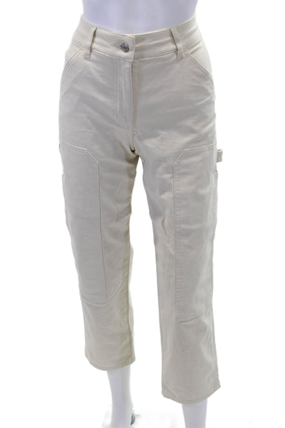 Wilfred Free Womens High Waisted Barrel Pants Beige Size 0