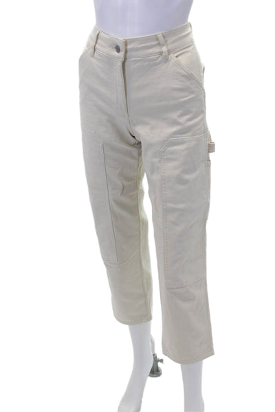 Wilfred Free Womens High Waisted Barrel Pants Beige Size 0