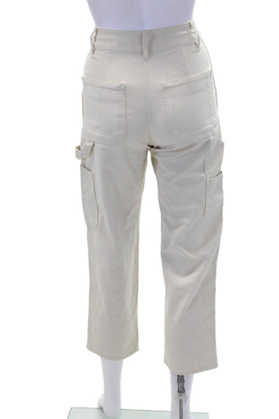 Wilfred Free Womens High Waisted Barrel Pants Beige Size 0