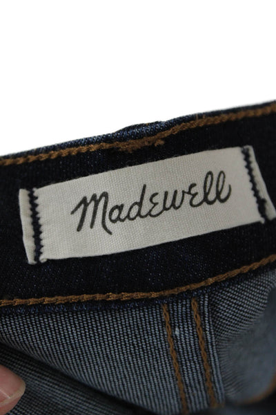 Madewell Women High-Rise Skinny Ankle Dark Blue Jeans Size 29