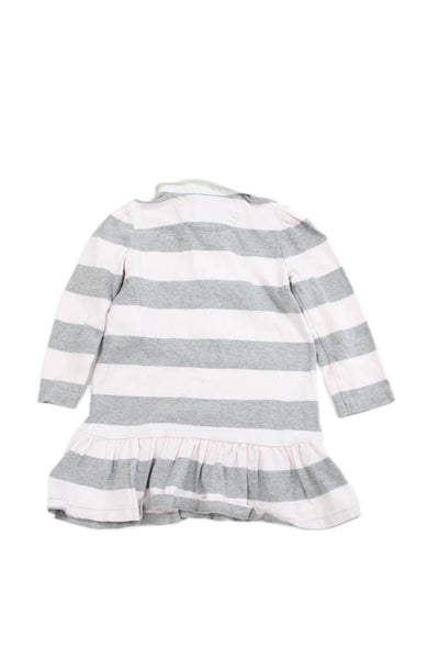Ralph Lauren Baby Striped Polo Dress Pink Size 9M