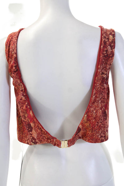 Nomads Womens Playa Bikini Top - Merlot Size 5XL
