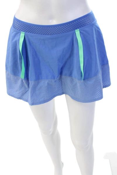 Nike Women's Pull-On Mesh Trim Athletic Skort Blue Size S