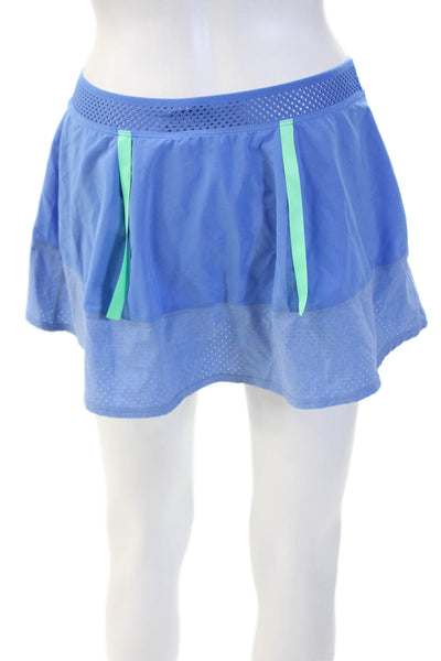 Nike Women's Pull-On Mesh Trim Athletic Skort Blue Size S