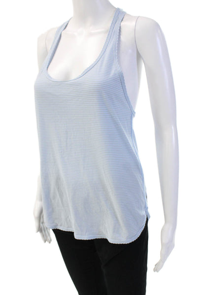 Lululemon Women's Scoop Neck Racerback Tank Top Blue Size S