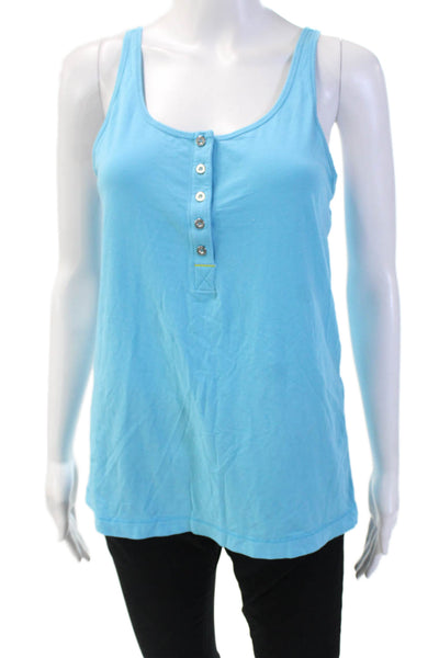 Lululemon Women's Scoop Neck Sleeveless Workout Tank Top Blue Size S