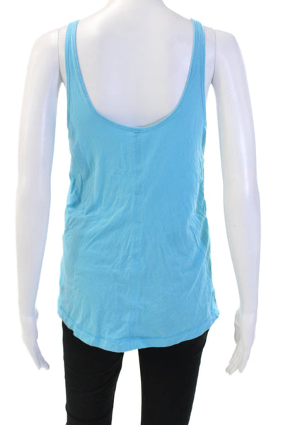 Lululemon Women's Scoop Neck Sleeveless Workout Tank Top Blue Size S