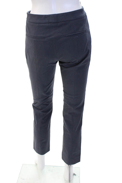 Peserico Women's Flat Front Straight Leg Dress Pants Navy Blue Size 40