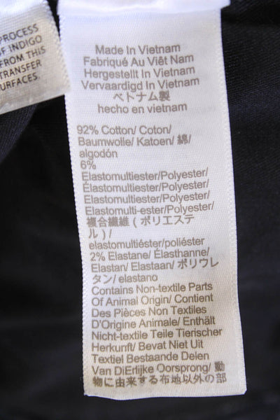 J Crew Women Ankle Cropped Black Jeans Size 28
