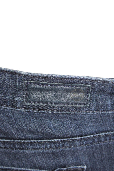 AG-ED Denim Women Skinny Ankle Jeans Dark Blue Button Size 29