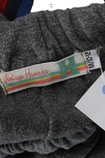 Vintage Havana Womens Cropped Jogger Sweatpants Gray Drawstring Size M