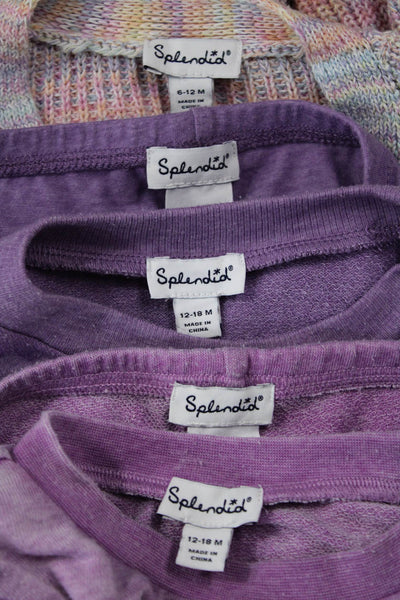 Splendid Girls Knit Sweater Set Multicolor Size 6-12M 12-18M