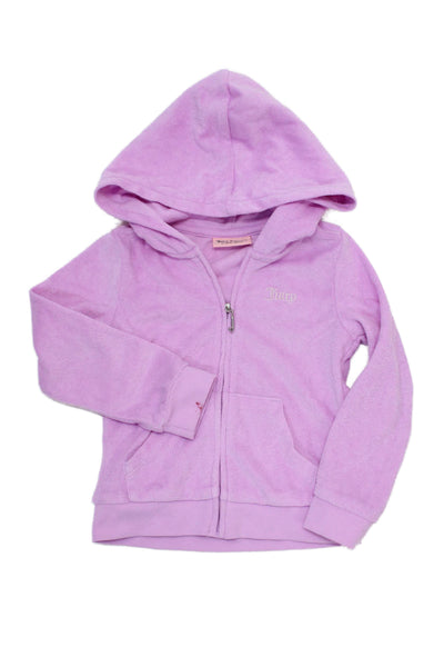 Juicy Couture Girls Cotton Blend Hoodie Set Pink Size 12M